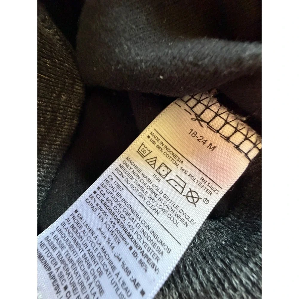 Old Navy Toddler Shawl Collar Pullover Sweater 18-24 Months Gray Marled Button